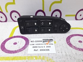 Comando de Vidros Frt / Esq BMW 525 TDS 2000 - Ref OEM :  6904306